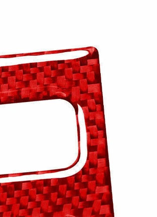 Seat Button Handle Panel Cover For Lexus GS350 450h 07-11 Real Red Carbon Fiber