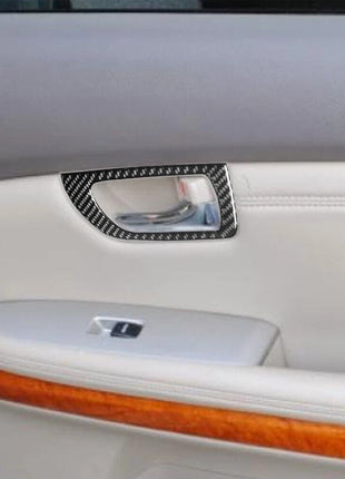 Carbon Fiber Rear Door Handle Cover Trim For LEXUS RX330 2004-06 RX350 2006-2009