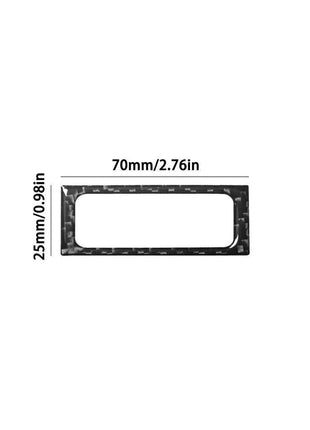 Carbon Fiber Overhead Console Ring Cover Trim For LEXUS RX330 RX350 2004-2009