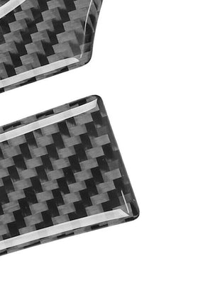 Carbon Fiber Steering Wheel Decorative Cover Trim For Lexus CT200h 2011-2017