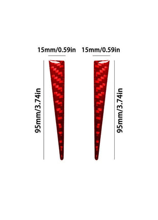 Red Carbon Fiber Navigation System Trim For LEXUS RX330 2004-2006 350 2006-2009