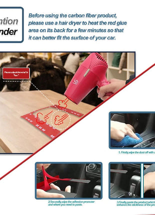 2Pcs Carbon Fiber Gear Shift Panel Cover Trim Sticker For Lexus CT200h 2011-2017