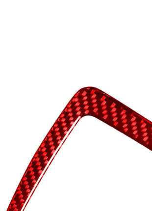 Red Carbon Fiber Interior Central Console Cover Trim For Lexus RX300 1998-2003 A