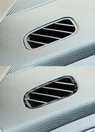 Carbon Fiber Dashboard Air Outlet Frame Cover Trim For Nissan Altima 2013-2015