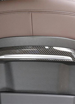 Carbon Fiber Abs Seat Back Panel Decorative Cover For Bmw 3 Series G20 G28 2020+