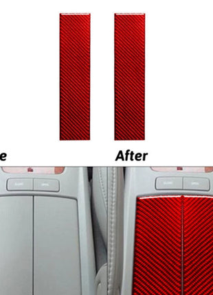50Pcs Red Carbon Fiber Cover Trim Kit For LEXUS RX330 2004-2006 RX350 2006-2009