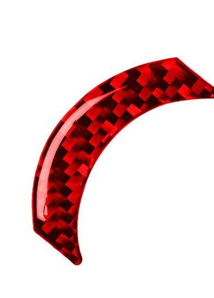 10pcs Red Carbon Fiber Side Air Vent Cover Trim Decor For Nissan 350z 2006-2009