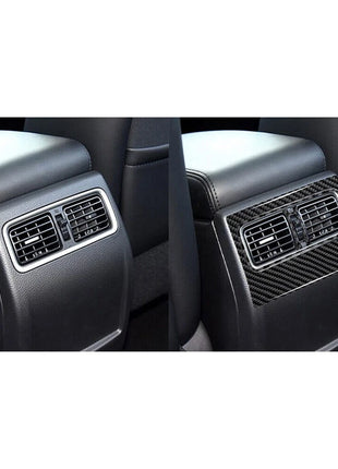 Carbon Fiber Rear Vent Outlet Panel Cover Trim For Nissan Altima 2013-2015