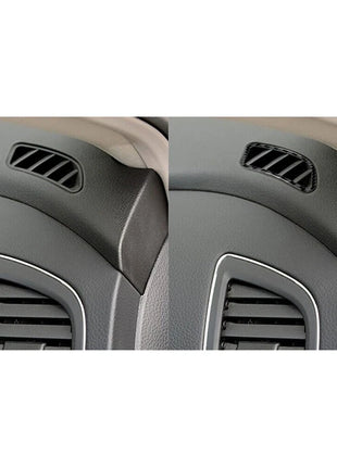 Carbon Fiber Dashboard Air Outlet Frame Cover Trim For Nissan Altima 2013-2015